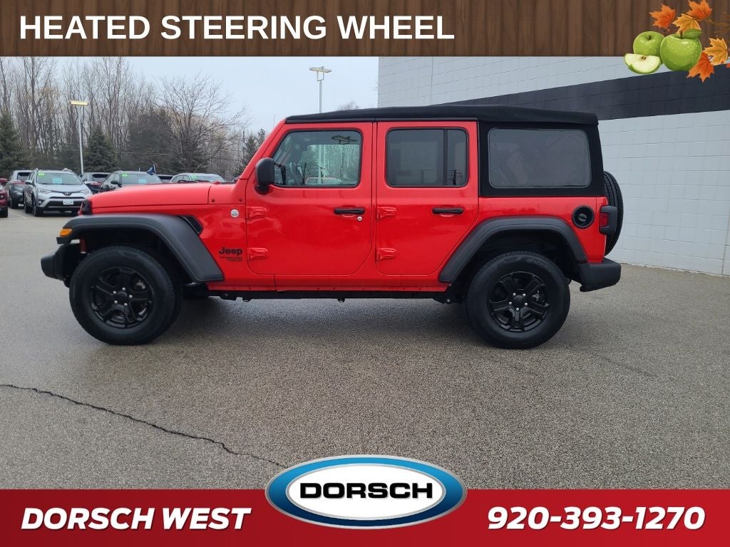 2021 Jeep Wrangler — rear three-quarter view