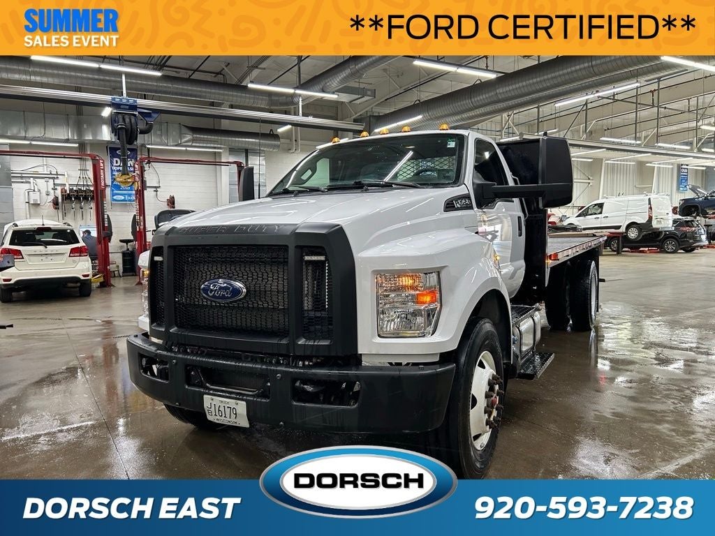 2022 Ford F-750SD Base in White — front three-quarter view