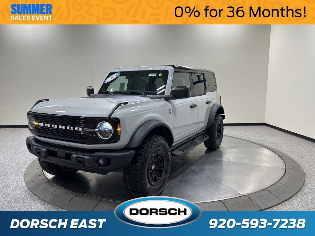 2026 Ford Bronco Big Bend in Avalanche Gray — front three-quarter view