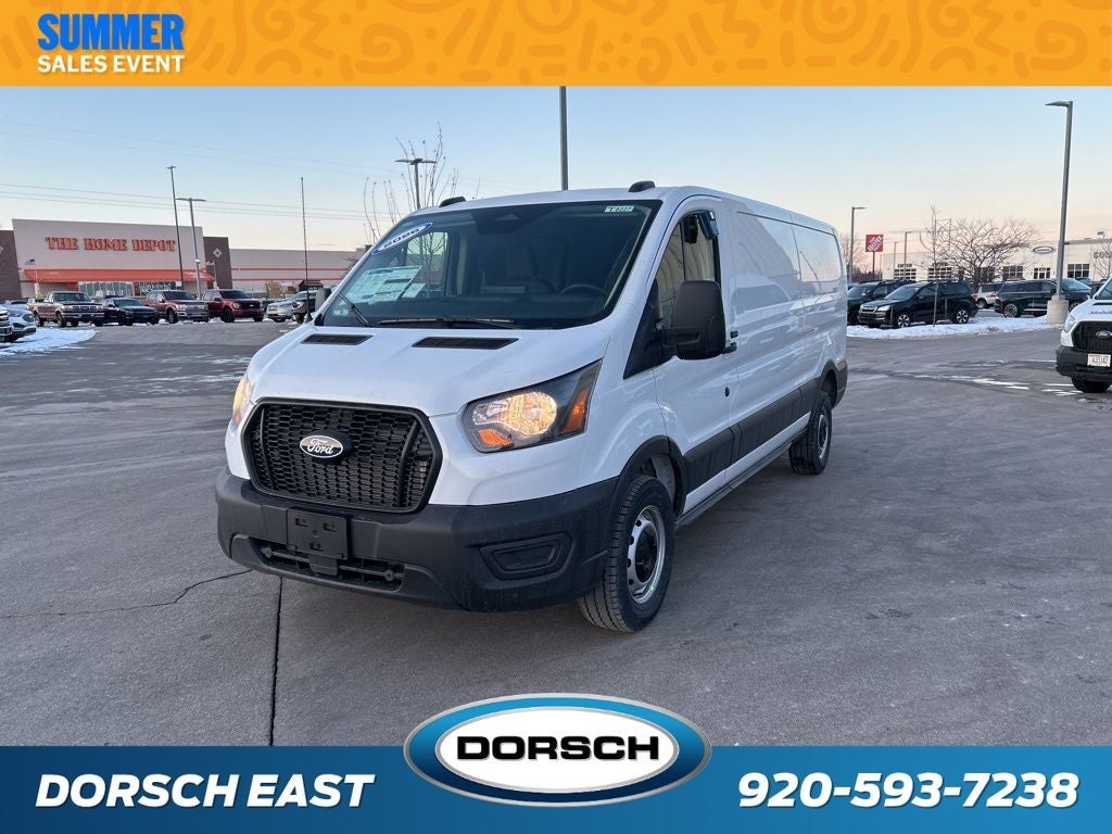 2026 Ford Transit-350 Base in Oxford White — front three-quarter view