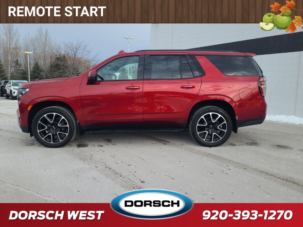 2022 Chevrolet Tahoe — rear three-quarter view