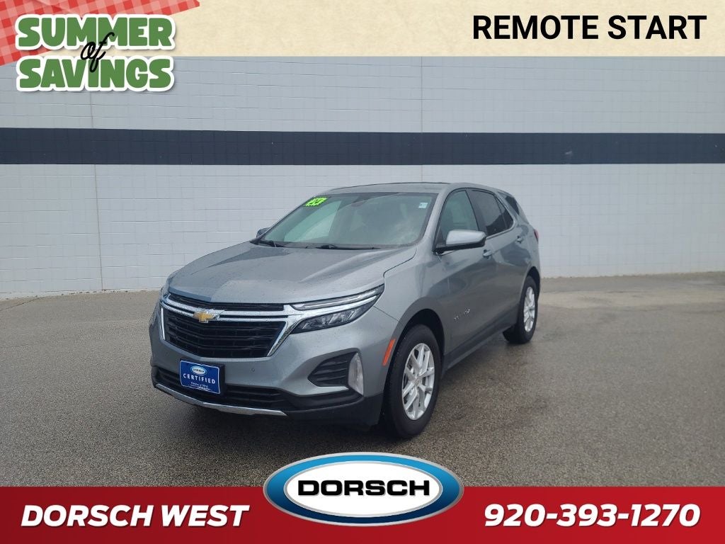 2024 Chevrolet Equinox LT in Sterling Gray Metallic — front three-quarter view