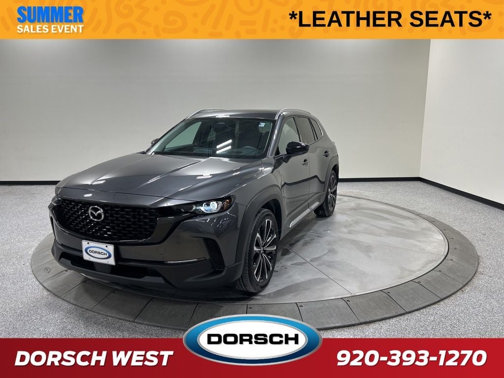 2025 Mazda Mazda CX-50 2.5 S Premium Plus Package in Machine Gray Metallic — front three-quarter view
