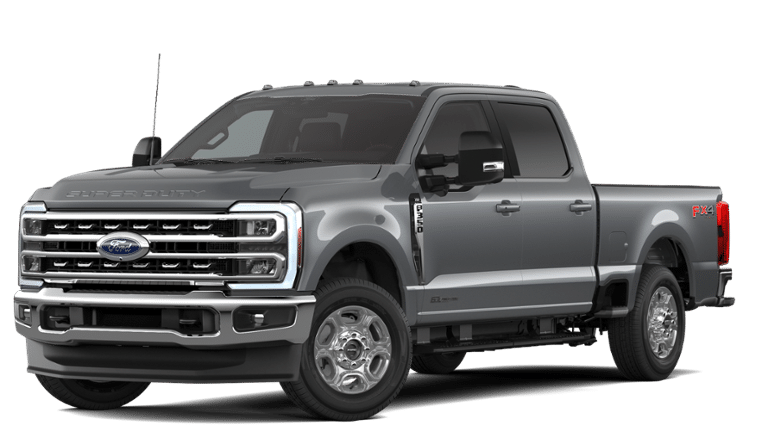 2026 Ford Super Duty F-350 XLT in Carbonized Gray Metallic — front three-quarter view